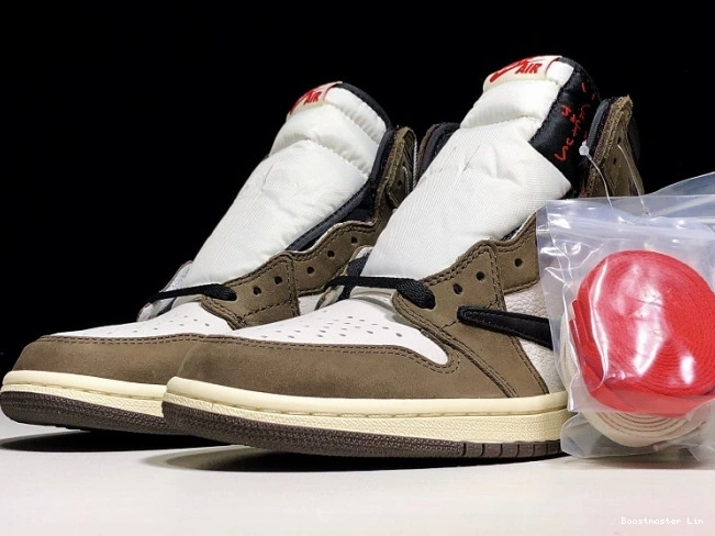 Bmlin shoes OG Retro High CD4487 Scott 1 'Mocha' 100 - Jordan Air Travis x 0811